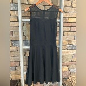 Sheer top black dress, Wm Small